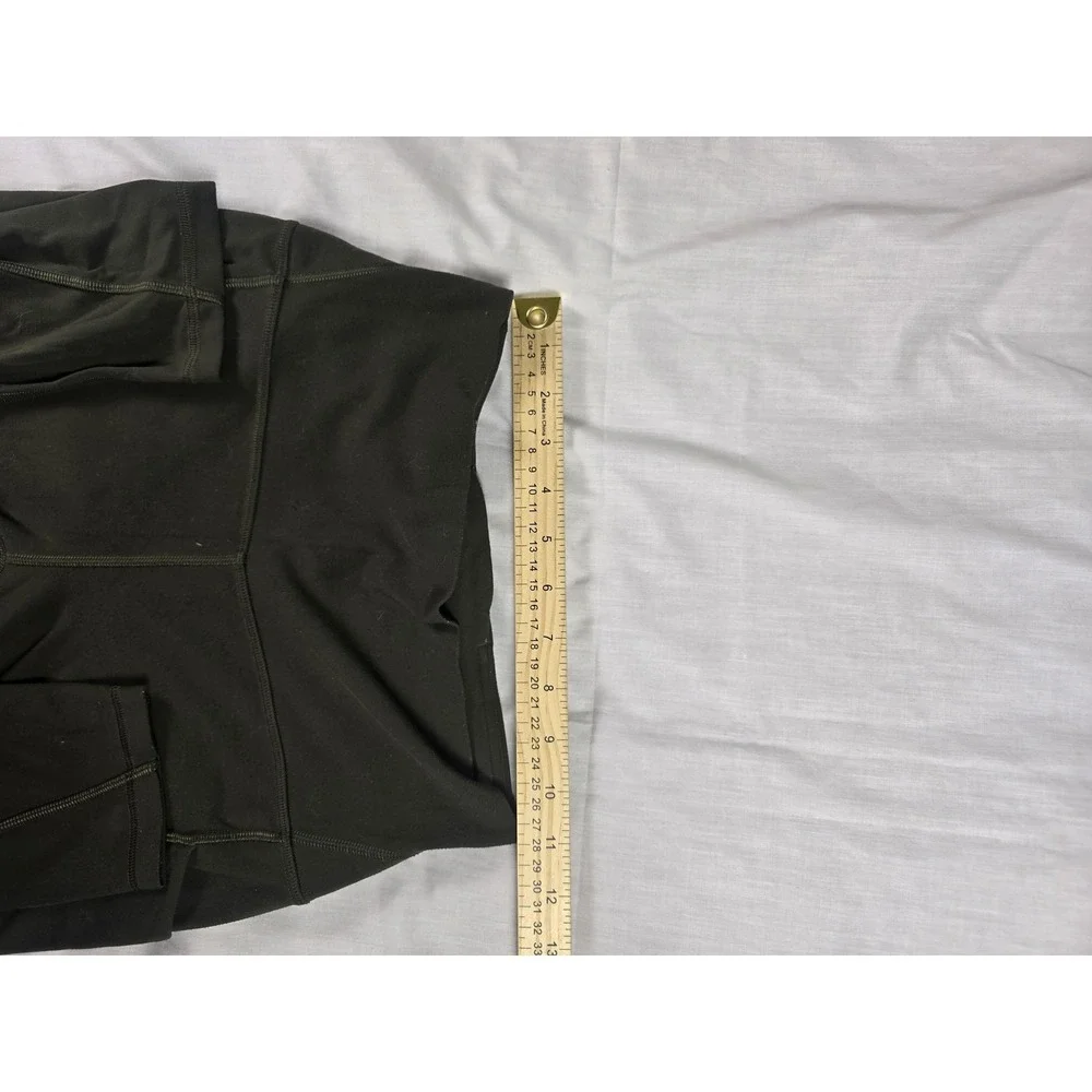 Lululemon Leggings Womens 6 Green High Rise Ankle Pocket Yoga Running Athletic